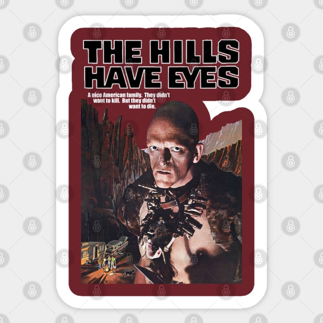 Hills Have Eyes (1977) Sticker by SHOP.DEADPIT.COM 